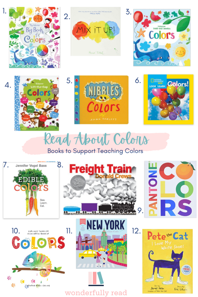  books about teaching colors