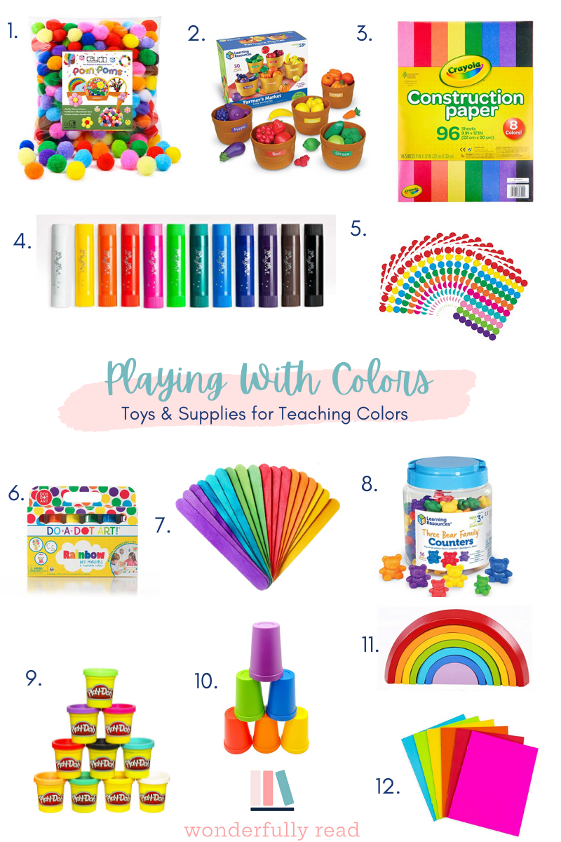 Teaching Colors to Toddlers - Wonderfully Read