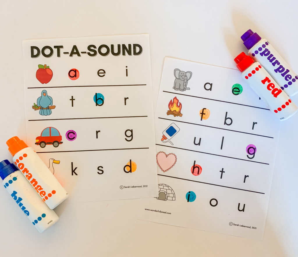 Dot A Sound Beginning Letter Activity Wonderfully Read